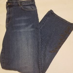 Lauren Jeans Co. Ralph Lauren Embroidered Jeans